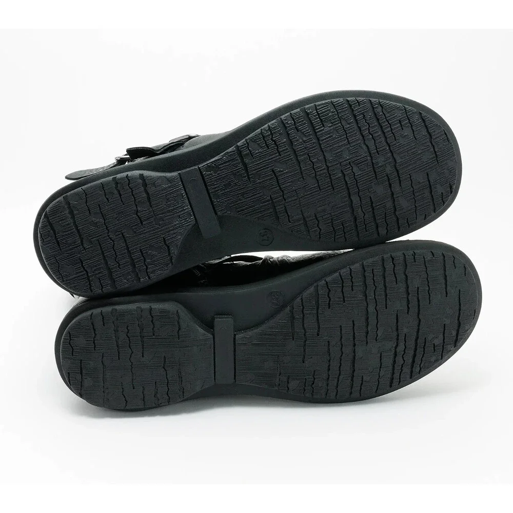 Miz Mooz Pasha Boots Women's 7.5-8 Bordeaux Leather Round Toe Mid Calf HAWK2051 - Picture 8 of 12